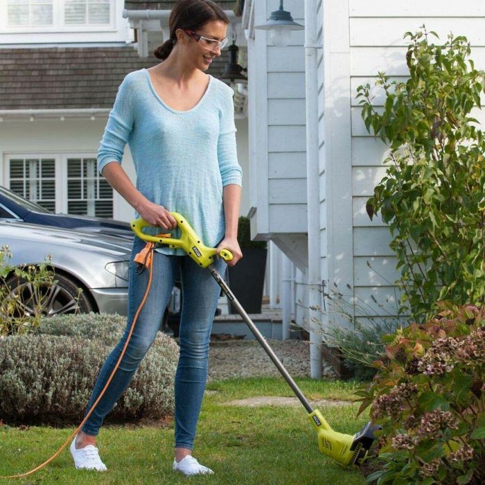 Ryobi Recortadora de Hilo Eléctrica 350W para Jardín, Bordeadora de Césped con Corte Ø 25 cm y Alambre Ø 2x1.5 mm 1