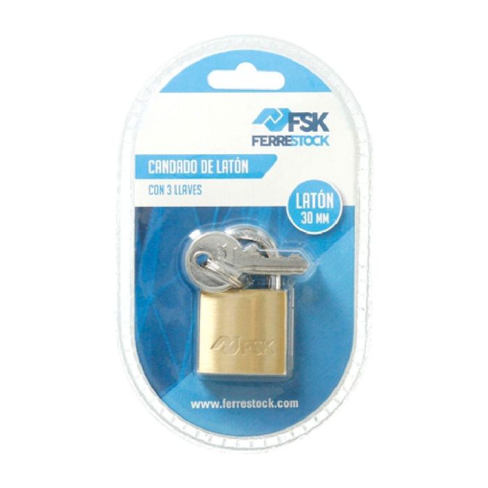 Candado de llave Ferrestock 30 mm Candado de llave Ferrestock 30 mm