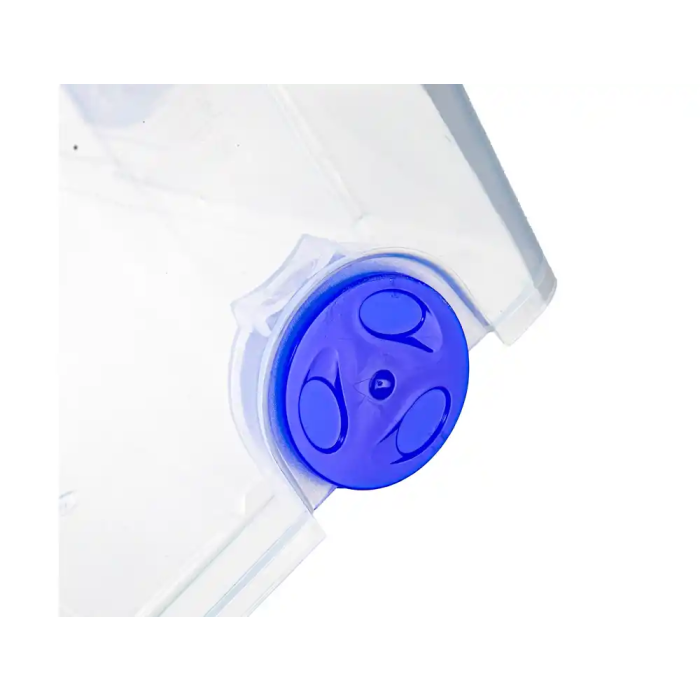 Plasticforte Contenedor Plástico N 7 Transparente con Tapa 61L 73x41x32 cm Ordenación Duradera y Funcional 5