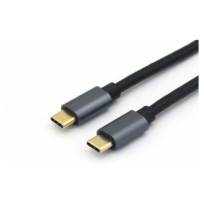 EQUIP Cable USB-C 128354 a USB-C 3.2 Gen 2, 1m, 100W PD, 4K 60Hz, Negro
