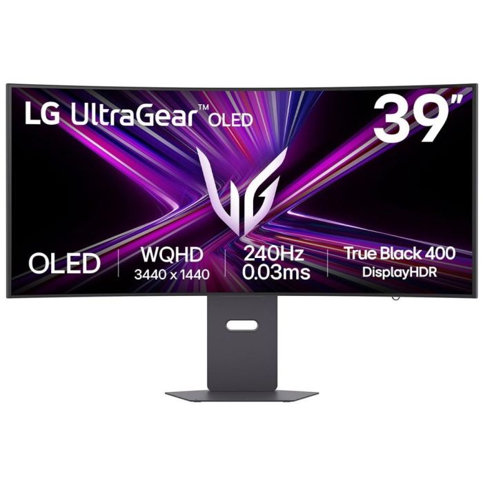 LG 39GX900A-B Monitor Gaming OLED Curvo 39" WQHD 3440x1440 240Hz 0.03ms G-Sync FreeSync Premium Pro