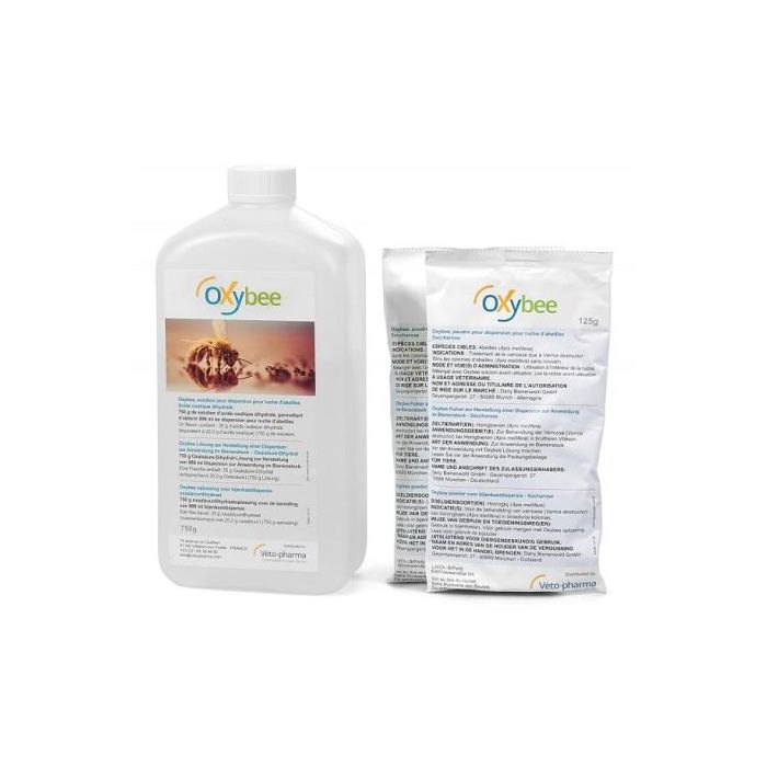 Oxybee Polvo 2 x 125 gr + Solución 750 gr