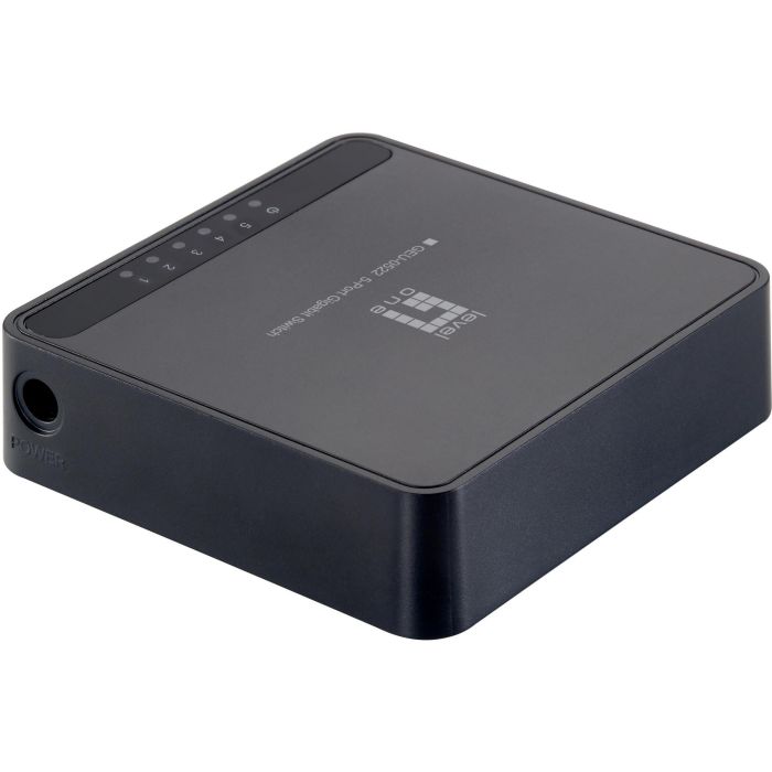 Level One Switch GEU-0522 Gigabit Ethernet 5 Puertos Plástico Negro 1 Level One Switch GEU-0522 Gigabit Ethernet 5 Puertos Plástico Negro 1