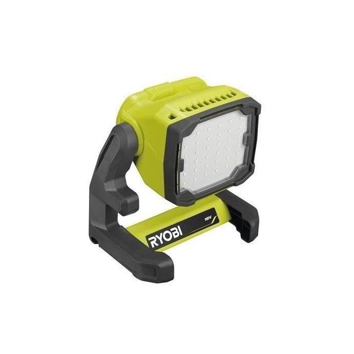Ryobi RLFD18-0 Proyector LED 18V, 3 intensidades (1800/1100/500 lúmenes), Cabezal giratorio 360°
