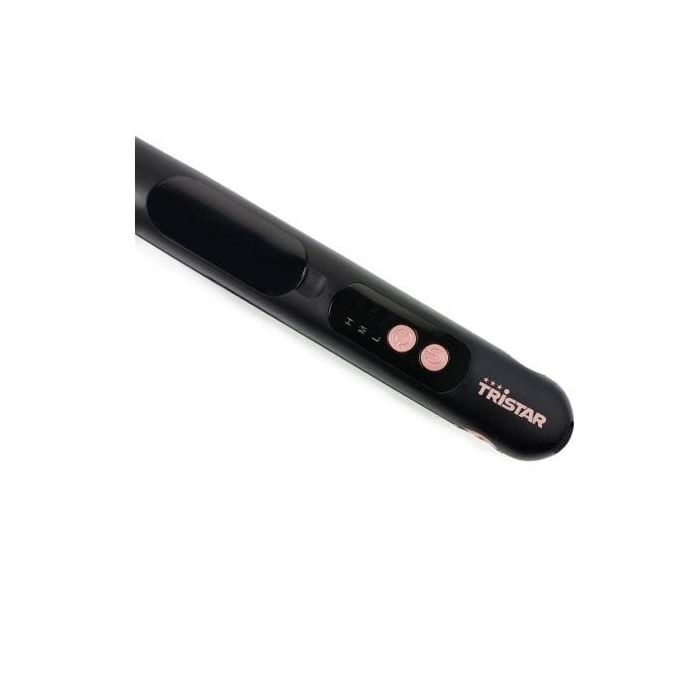 Tristar HD-2501 Plancha de Pelo Inalámbrica con Vapor y Placas Cerámicas, 3 Temperaturas, Carga USB-C, Viaje - Negro/Rosa 1 Tristar HD-2501 Plancha de Pelo Inalámbrica con Vapor y Placas Cerámicas, 3 Temperaturas, Carga USB-C, Viaje - Negro/Rosa 1