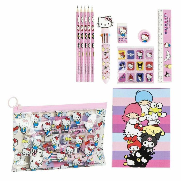 Cerdá Set Papelería Escolar Hello Kitty con Eva 22x14x0.5 cm – Ideal para Niños +3 Años Color Rosa 0 Cerdá Set Papelería Escolar Hello Kitty con Eva 22x14x0.5 cm – Ideal para Niños +3 Años Color Rosa 0