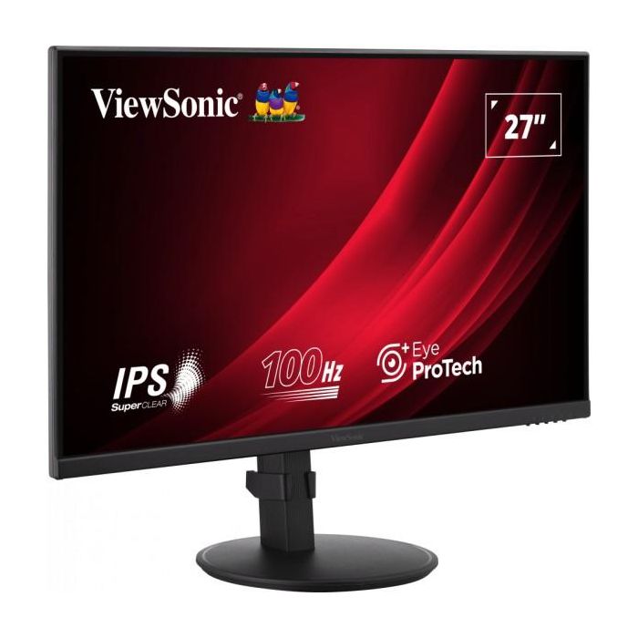 Viewsonic VG2708A Monitor PC 27" Full HD 1080p IPS LED 100Hz 5ms Negro con Altavoces Integrados y Soporte Ajustable HDMI DisplayPort 3 Viewsonic VG2708A Monitor PC 27" Full HD 1080p IPS LED 100Hz 5ms Negro con Altavoces Integrados y Soporte Ajustable HDMI DisplayPort 3