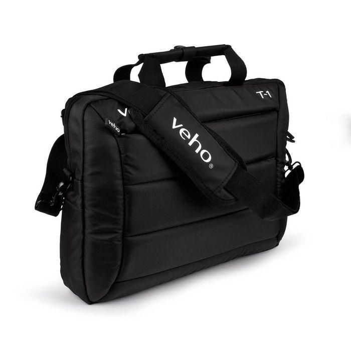 Veho T-1 Maletín Bandolera para Portátil 15.6" y Tablet 10.1" Acolchado Resistente con Correa Ajustable y Asa para Viaje 8