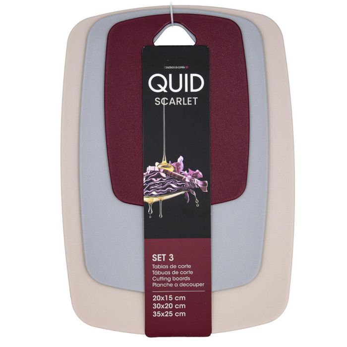 Set 3 Tablas de Corte Scarlet Quid 20,3x15x1 cm, 30x20x1 cm, 35x25x1 cm 2 Set 3 Tablas de Corte Scarlet Quid 20,3x15x1 cm, 30x20x1 cm, 35x25x1 cm 2