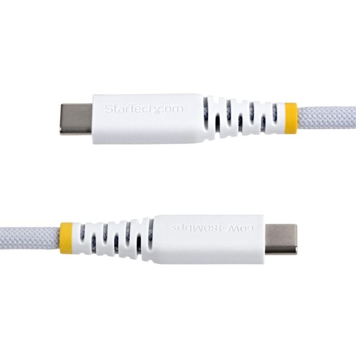 Cable USB Startech USB2CC3MNCBRWH Blanco 3 m 2