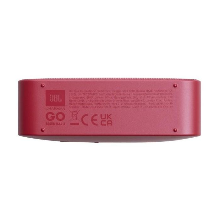 JBL GO Essential 2, tragbarer Bluetooth-Lautsprecher, rot 6