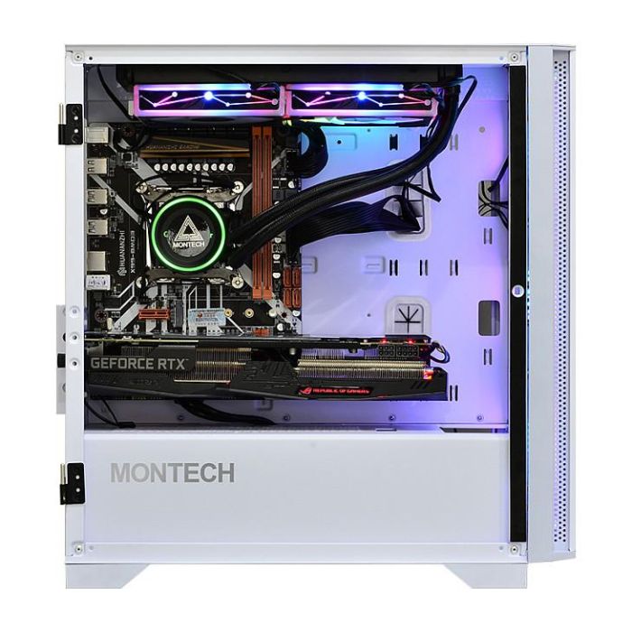 Montech AIR 100 ARGB TG White | Caja PC Gaming Mini Tower con Iluminación RGB y Panel de Vidrio Templado 3 Montech AIR 100 ARGB TG White | Caja PC Gaming Mini Tower con Iluminación RGB y Panel de Vidrio Templado 3