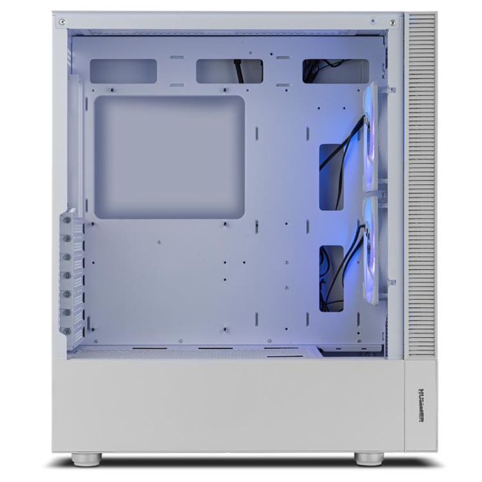 Nox Caja Gaming Semitorre Hummer Nemesis NXHUMMERNMSSWH Blanca con Cristal Templado y ARGB 7