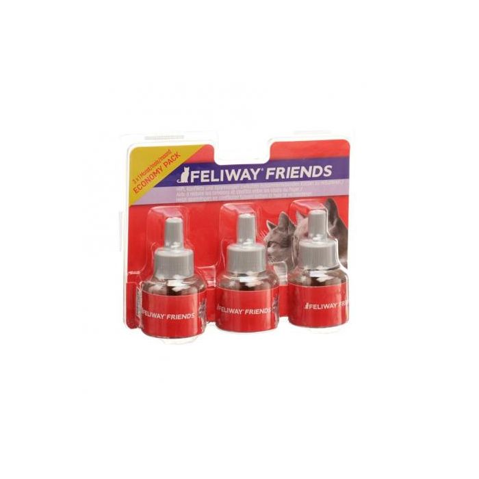 Feliway Friends Recambio Pack 3 Unidades De 48 mL