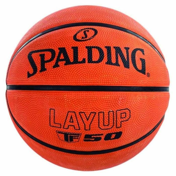 Balón de Baloncesto Spalding Layup TF-50 Multicolor 5 Caucho 2