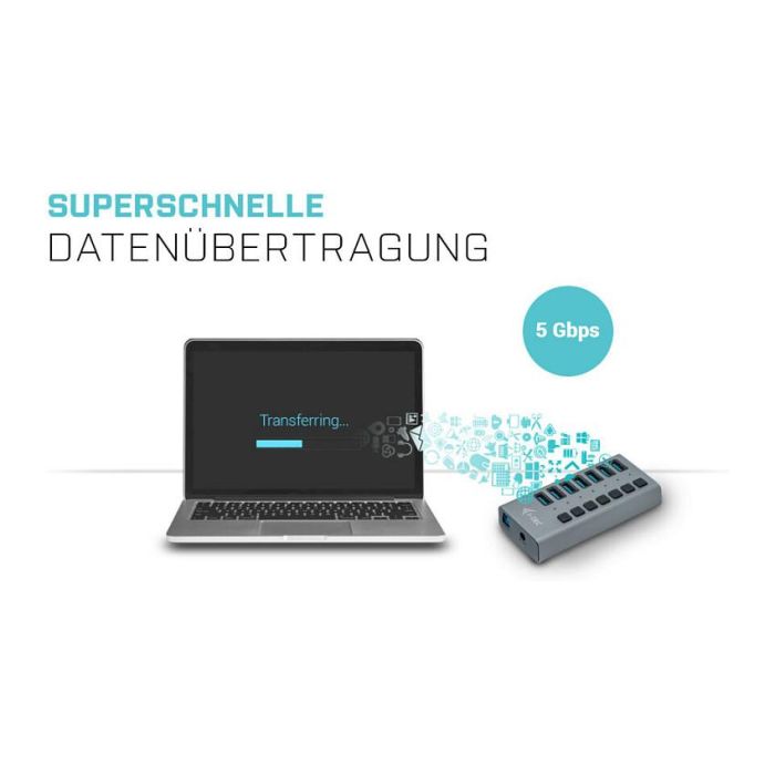 Hub USB i-Tec U3CHARGEHUB7