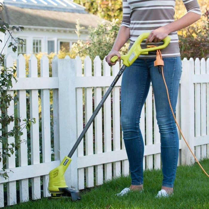 Ryobi Recortadora de Hilo Eléctrica 350W para Jardín, Bordeadora de Césped con Corte Ø 25 cm y Alambre Ø 2x1.5 mm 2