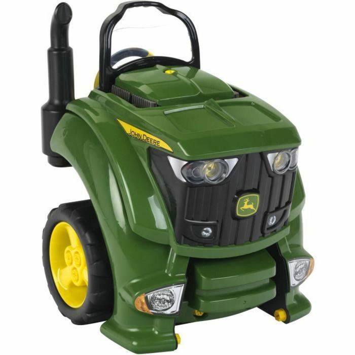 Klein Bloque Motor Tractor John Deere Juguete Interactivo con Diversas Funciones de Juego y Accesorios para Niños +3 Años 1