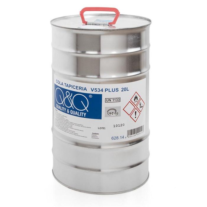 Cola Tapiceria V534-Plus Incolora 20L Sin Tolueno Duver Cola Tapiceria V534-Plus Incolora 20L Sin Tolueno Duver