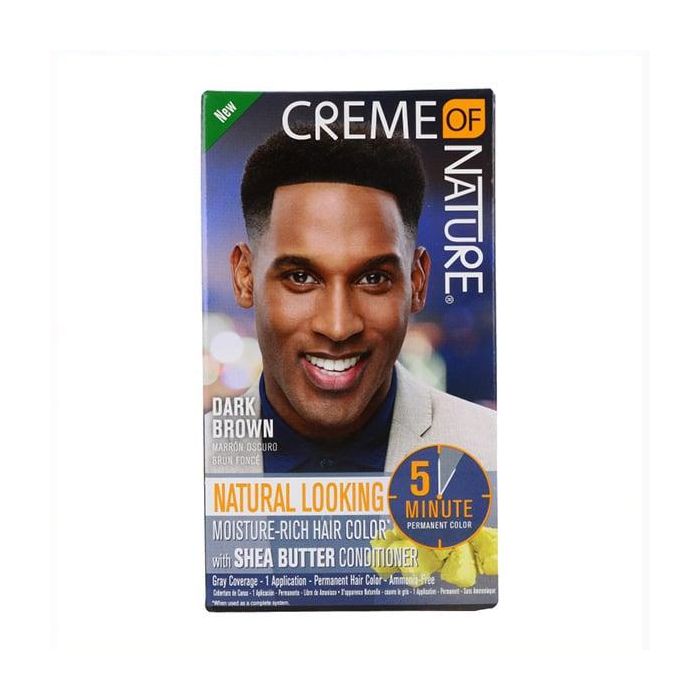 Creme of Nature Coloración para Hombre Castaño Oscuro 2Oz