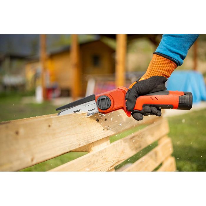 Stocker Motosierra All-Rounder e-100 uc st-320, 38cm, hasta Ø90mm, tensado automático, batería incluida 2