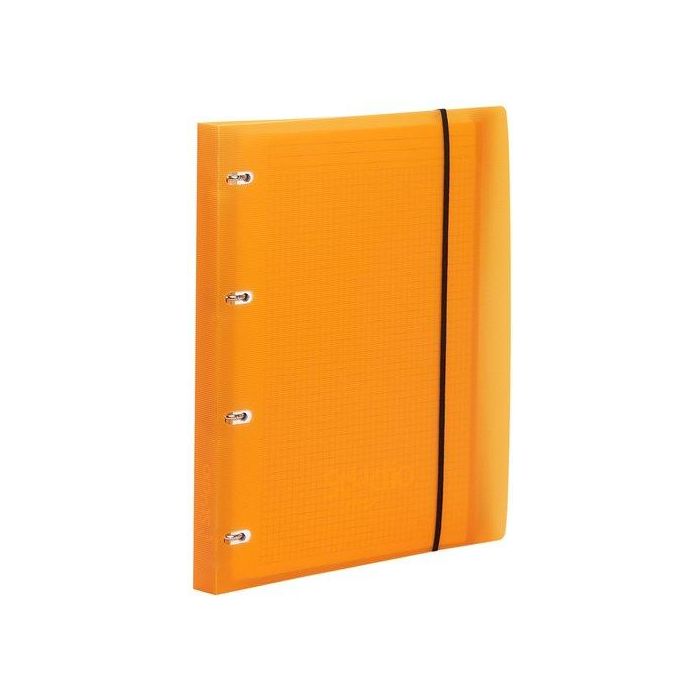 Carpebloc Pardo Studio Style A4 4 An.20Mm Con Rec.100 Hj. 90 Gr. Y Separadores Naranja (Set de 8)