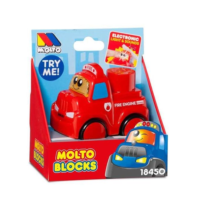 Molto Vehículos de Juguete Surtidos con Luces y Sonidos, Incluye 2 Pilas, Fabricados en Plástico. Modelos Aleatorios. Ideal para Niños de 1 Año en Adelante 2 Molto Vehículos de Juguete Surtidos con Luces y Sonidos, Incluye 2 Pilas, Fabricados en Plástico. Modelos Aleatorios. Ideal para Niños de 1 Año en Adelante 2