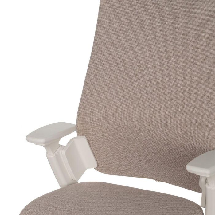 Silla de Oficina Blanco Beige 67,5 x 62 x 114,5 cm 4