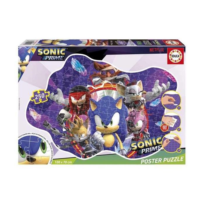 Puzzle 250 piezas sonic prime "poster puzzle" Puzzle 250 piezas sonic prime "poster puzzle"