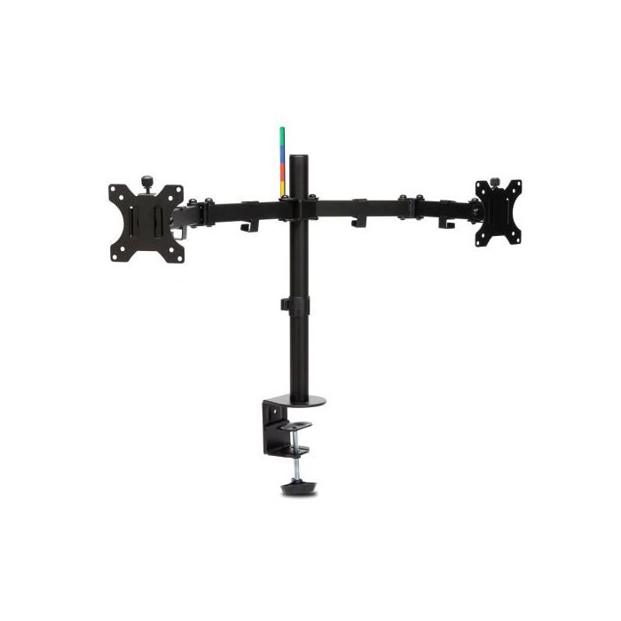 Kensington Brazo Doble Monitor SmartFit Ergo Extensible K55409WW, Soporte para 2 Pantallas hasta 34", 8 kg, Ajuste Ergonómico, Negro