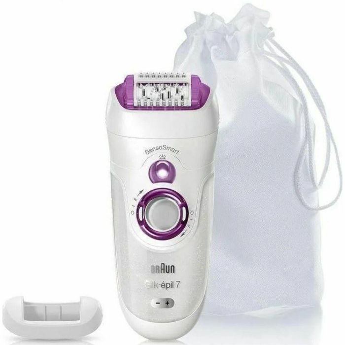 Braun Depiladora Eléctrica SE 7-000 Inalámbrica 2 Velocidades 40 min Blanco / Rosa 24 Braun Depiladora Eléctrica SE 7-000 Inalámbrica 2 Velocidades 40 min Blanco / Rosa 24