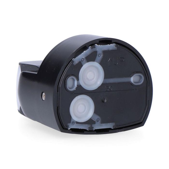 Edm Sensor de movimiento y crepuscular 15 m IP65 Negro con regulador de tiempo y luz, ángulo de detección 180°/360°, 1200W 3