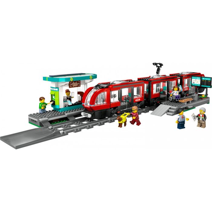 LEGO 60423 City Tranvía y Estación del Centro de la Ciudad, set de juego de construcción para niños a partir de 7 años 1 LEGO 60423 City Tranvía y Estación del Centro de la Ciudad, set de juego de construcción para niños a partir de 7 años 1