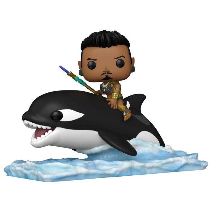 Figura POP Marvel Black Panther Wakanda Forever Namor with Orca 2