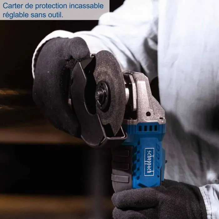 Scheppach Amoladora angular a batería C-AG125-X 1