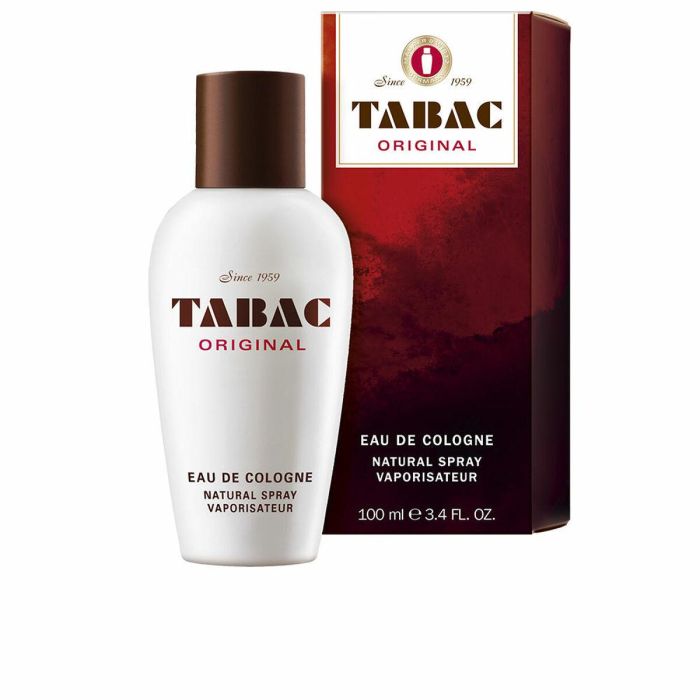 Tabac Original Eau de Cologne Vaporizador 100 ml para Hombre. Perfume Masculino con Notas Cítricas y Amaderadas, Fougère Aromática Clásica.