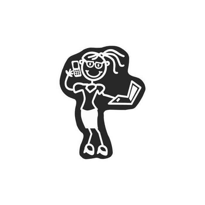 Abc ADH06672 Cs5 Adhesivo Familia Mujer Trabajo 3