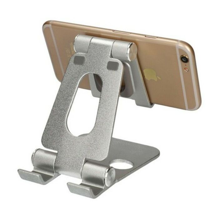 Soporte para Móviles KSIX Swivel Plateado 7 Soporte para Móviles KSIX Swivel Plateado 7