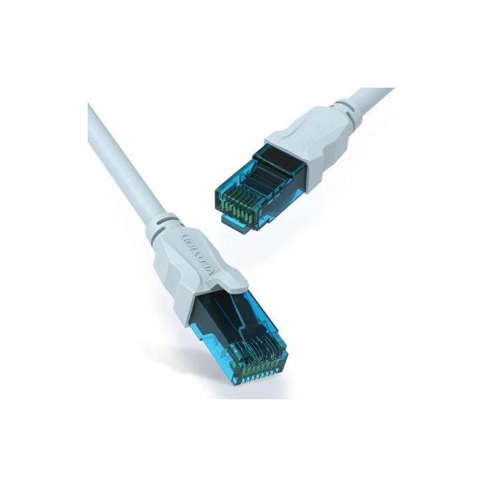 Vention VAP-A10-S200 Cable de Red RJ45 UTP Cat.5e para 100Mbps, 2m, Azul y Negro, Conductor CCA, Contactos chapados en oro, PVC 0 Vention VAP-A10-S200 Cable de Red RJ45 UTP Cat.5e para 100Mbps, 2m, Azul y Negro, Conductor CCA, Contactos chapados en oro, PVC 0