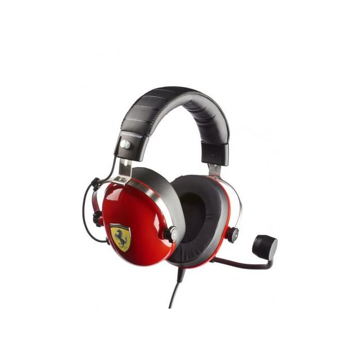 Thrustmaster T.Racing Auriculares Diadema para Juego, Alámbrico, Micrófono Boom Extraíble, Circumaural, 50 mm, Negro/Rojo/Acero inoxidable/Amarillo, Ref. 4060197 1 Thrustmaster T.Racing Auriculares Diadema para Juego, Alámbrico, Micrófono Boom Extraíble, Circumaural, 50 mm, Negro/Rojo/Acero inoxidable/Amarillo, Ref. 4060197 1