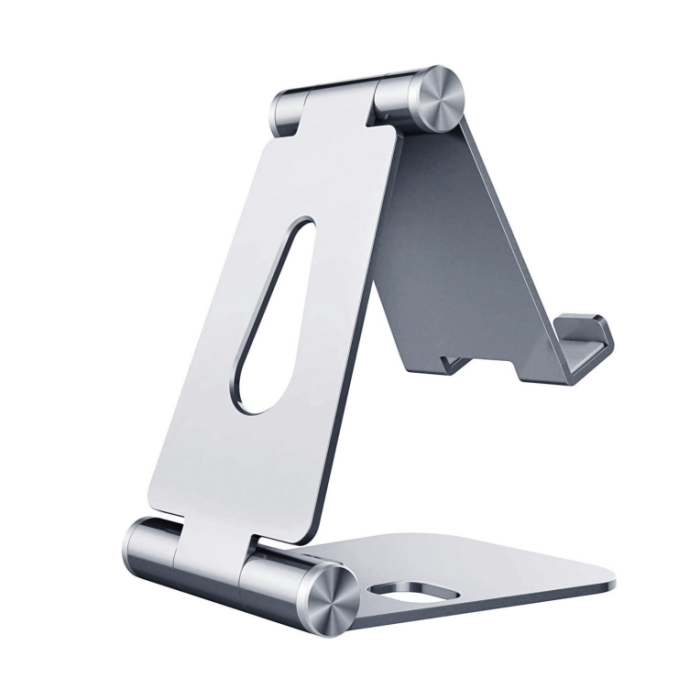Aisens Soporte De Sobremesa Tamaño M Ajustable 2 Pivotes Para Movil-Tablet Plata Aisens Soporte De Sobremesa Tamaño M Ajustable 2 Pivotes Para Movil-Tablet Plata