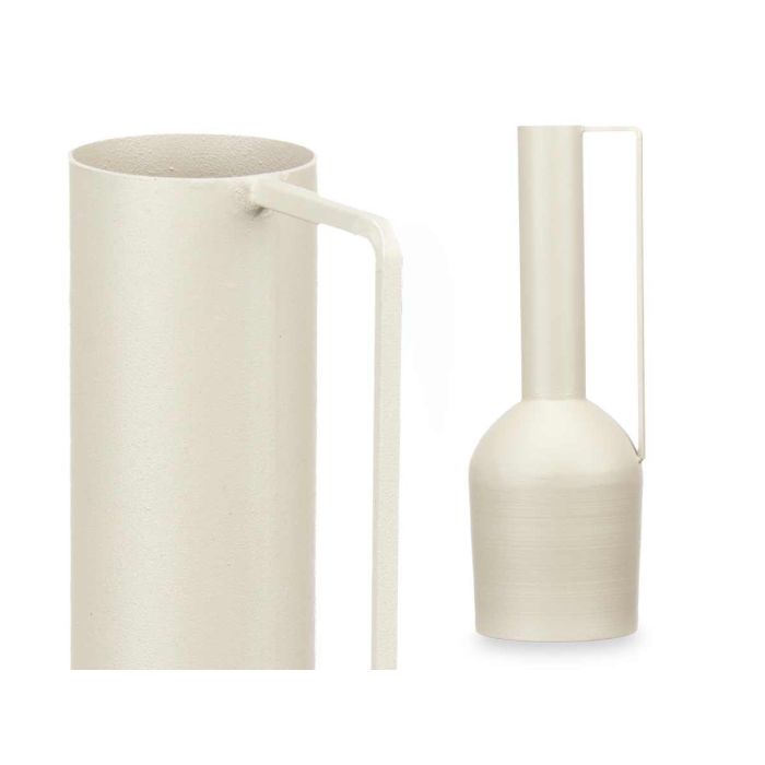 Jarron Acero Alto Crema Pastel Giftdecor 14X39CM (6 Unidades) 2 Jarron Acero Alto Crema Pastel Giftdecor 14X39CM (6 Unidades) 2