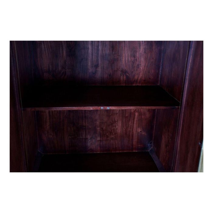 DKD Home Decor Aparador Glam Marron Oscuro y Dorado de Madera de Mango y Acacia con 2 Puertas y 2 Estanterías 156.5x84x43 cm 2 DKD Home Decor Aparador Glam Marron Oscuro y Dorado de Madera de Mango y Acacia con 2 Puertas y 2 Estanterías 156.5x84x43 cm 2