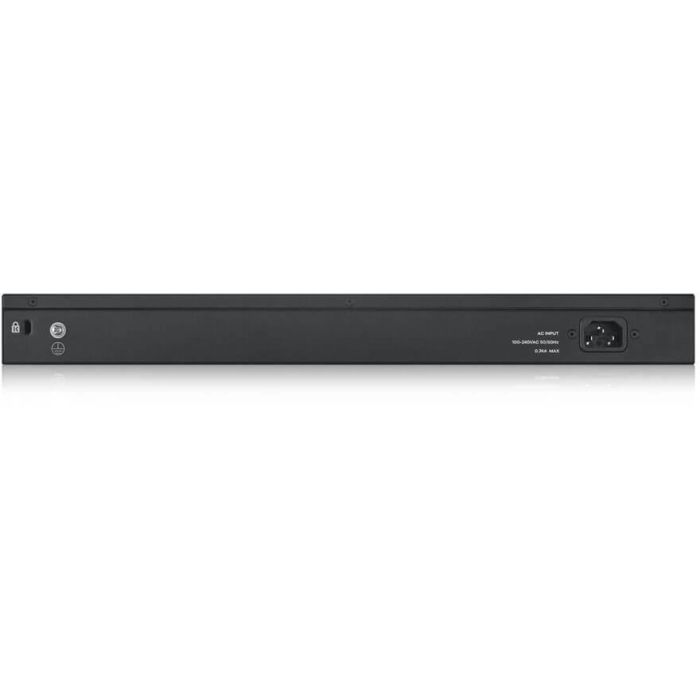 Zyxel GS1920-48V2-EU0101F Switch Gestionado Gigabit Ethernet 44 Puertos, 100 Gbit/s, Negro 1 Zyxel GS1920-48V2-EU0101F Switch Gestionado Gigabit Ethernet 44 Puertos, 100 Gbit/s, Negro 1