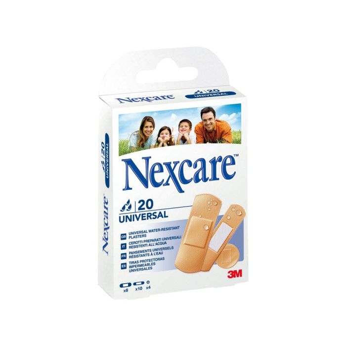 Tira Protectora 3M Nexcare Para Heridas Y Cortes Plasticoimpermeable Caja De 20 Unidades Diversos Tamaños 1