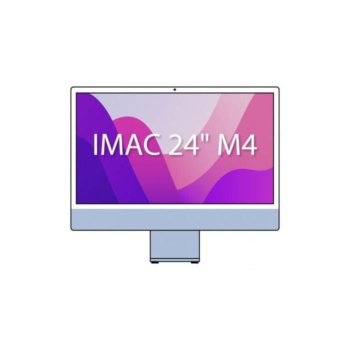 Apple iMac 24" Retina 4,5K / M4 10-Core CPU/ 16Gb/ 256Gb SSD/ 10-Core GPU/ Azul