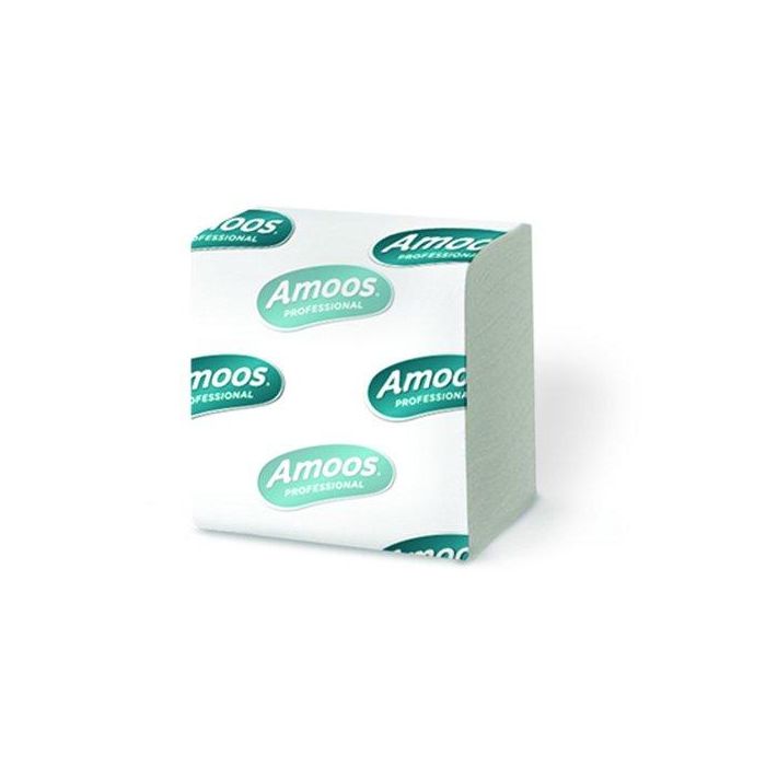 Papel Higienico Amoos Professional Plegado 2 Capas 21X11 Cm 250 Servicios Blanco