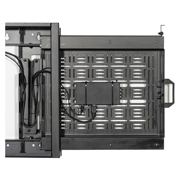 B-Tech Flat Screen Wall Mount With Slide-Out AV Storage Tray, black 4 B-Tech Flat Screen Wall Mount With Slide-Out AV Storage Tray, black 4