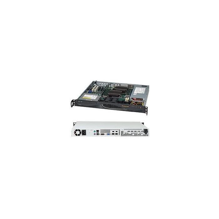 Supermicro SC512 F-350B1 - Chasis Rack 1U ATX para Servidores
