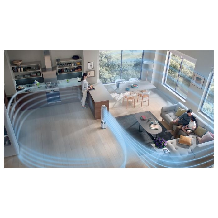 Dyson Purifier Cool Gen1 Purificador de Aire con Ventilador y Calefacción, Filtro HEPA 13, Blanco